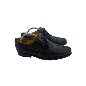 Sandro Comfort Walk Men's Shoes 9103 Size US 9.5D Leather Loafers Black Lace Up